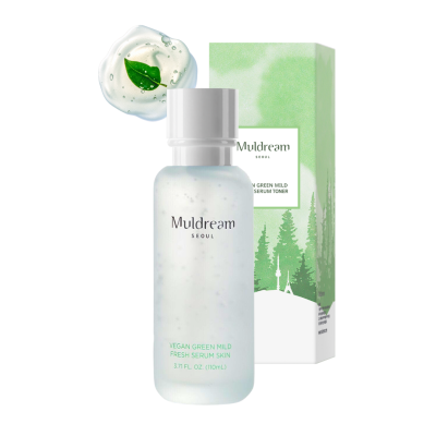 Muldream: Vegan Green Mild Fresh Serum Toner
