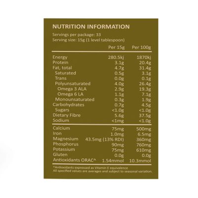 Nourish You: Organic White Chia Seeds 150G