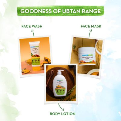 Mamaearth: Ubtan Face Wash With Turmeric & Saffron For Tan Removal -  100ml