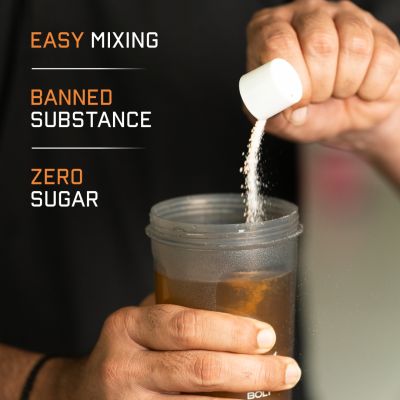 Bolt Nutrition: Pre Workout Supplement With Caffeine, Citrulline Malate, B-Alanine, Taurine | For Explosive Energy, Pump & Focus |Tangy Orange