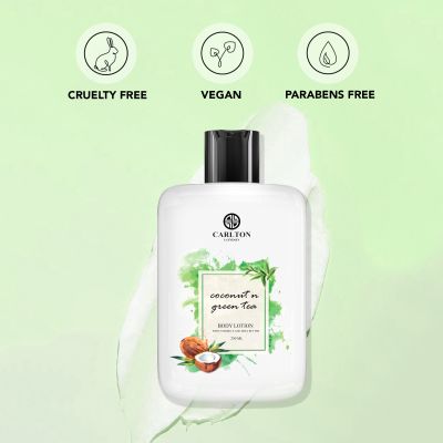Carlton London: Coconut & Green Tea Body Lotion -250ml