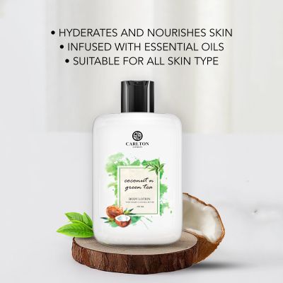 Carlton London: Coconut & Green Tea Body Lotion -250ml