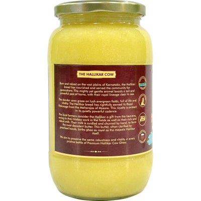 jivika naturals: Mysore A2 Halikar Cow Ghee 1000ml