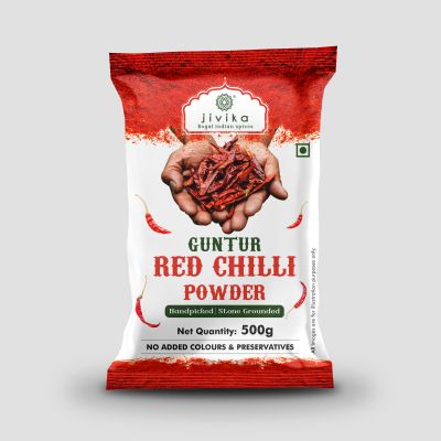 jivika naturals: Red Chilli Powder | 500g |