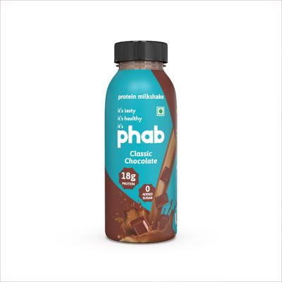 Phab: Protein Milkshake Classic Chocolate - Pack of 6 x 200ml