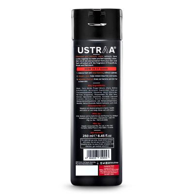Ustraa: Body Wash - Activated Charcoal - 250ml