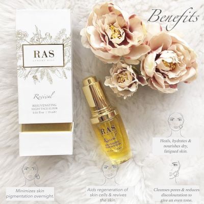 RAS Luxury Oils: Revival Rejuvenating Night Face Elixir - 15ml