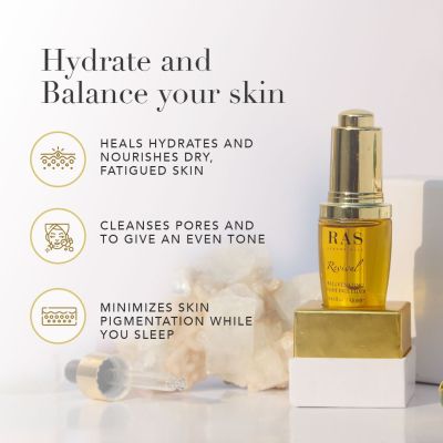 RAS Luxury Oils: Revival Rejuvenating Night Face Elixir - 15ml