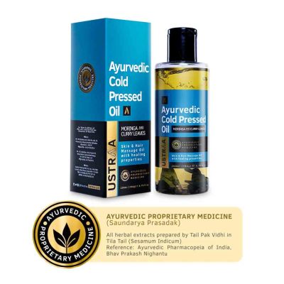 Ustraa: Ayurvedic Cold Pressed Oil - 200ml