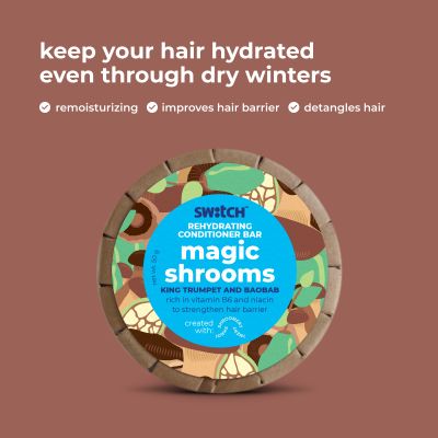 The Switch Fix: Magic Shrooms Conditioner Bar - 50g