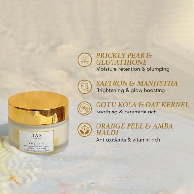 RAS Luxury Oils: Radiance Hydrating & Brightening Sleeping Gel Face Mask - 50ml