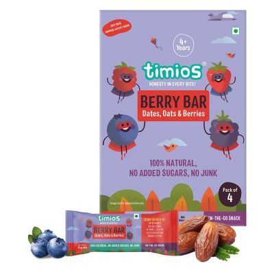 Timios: Berry Bar - 30 gm (Pack of 4)