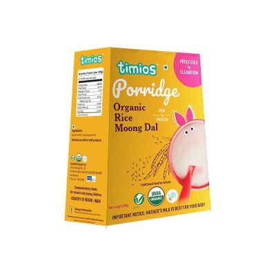 Timios: Organic Rice Moong Dal Porridge - 200 gm