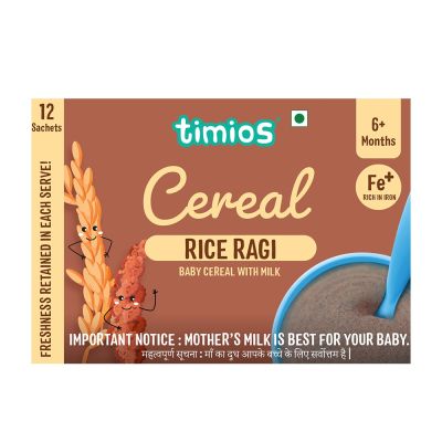 Timios: Milk Based Baby Cereal - Rice Ragi - 300 gm