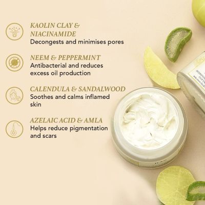 RAS Luxury Oils: Luminous Detoxifying & Pore Refining Clay Face Mask - 50ml