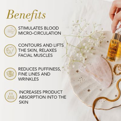 RAS Luxury Oils: Rose Quartz Gua Sha - 1ml