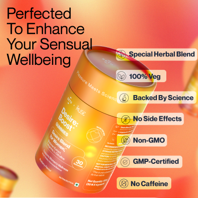 SETU: Desire: Boost Gummies | Increases Drive & Energy in Women | Desire Blend for Women with KSM-66, Ashwagandha, Shatavari, Gokshura, Korean Ginseng, L-Arginine & L-Citrulline | (30 Gummies)