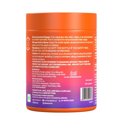 SETU: Mind Focus Capsules - 30 Caps (Pack of 3) L-Theanine, Brahmi & Ginkgo Biloba, Brain Booster - Helps Improve Focus, Alertness