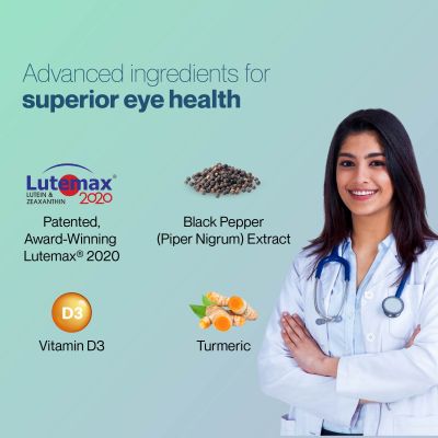 SETU: Eye: Relief - 30 Capsule (Pack of 1) | Eye Vitamin Formula w/20mg Lutein, 4mg Zeaxanthin, Curcumin & Vitamin D3 for Blue Light Defense, Max Absorption