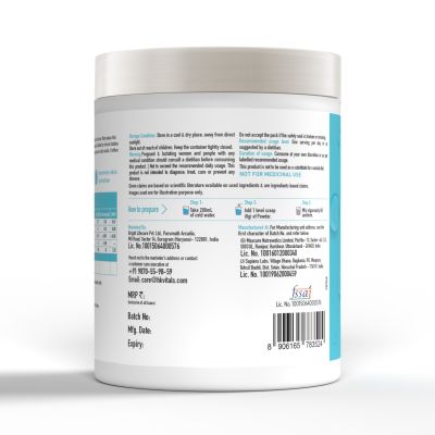 HK Vitals: Pure Korean Skin Marine Collagen Powder - Type 1 Collagen Supplement for Women & Men, Promotes Healthy Skin, Hair & Nails (Unflavoured, 200 g)