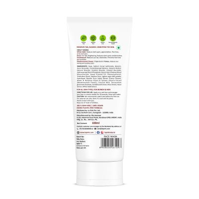 La Pink: Ubtan White Haldi Face Wash with 100% Microplastic Free Formula for Blemish, Pigmentation, Dark Spot & Tan Removal | All Skin Types | 100ml