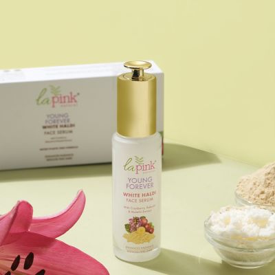 La Pink: Young Forever Face Serum with 100% Microplastic Free Formula , Reduces Fine Lines, Pigmentation, Dark Spots For All Skin Types | 30 ml