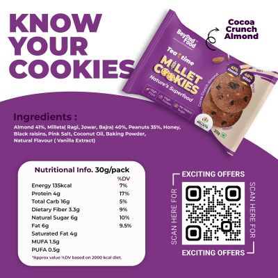 Beyond Food: Millet Cookies - Assorted Pack (Pack of 12)