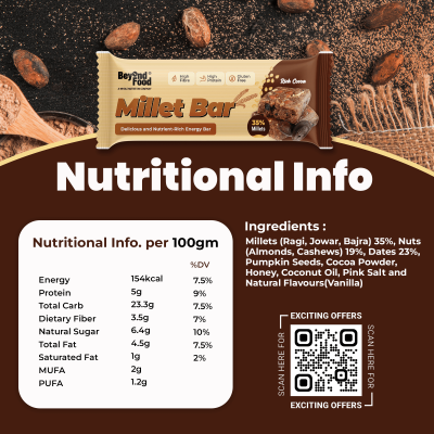 Beyond Food: Millet Bar - Assorted Pack (Pack of 6)