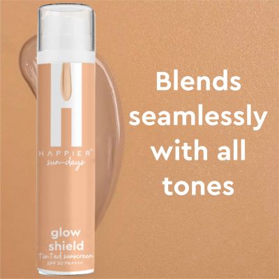 Happier: Sun-days Glow Shield Tinted Sunscreen SPF 50+ PA+++ - 50ml
