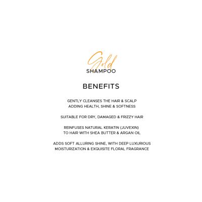 GK Hair: Gold Shampoo 250ML
