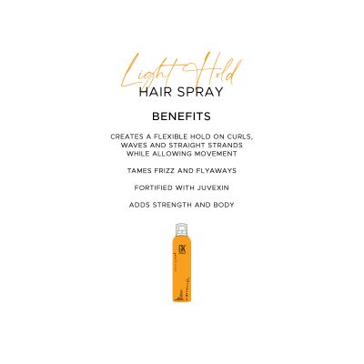 GK Hair: Light Hold Hair Spray 320 ml