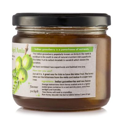 Honey and Spice: Honey Soaked Amla | 350gm