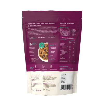 Nourish You: Organic Super Muesli - Fruit & Nut | 400g