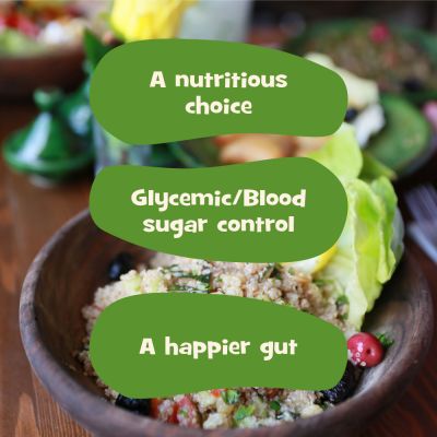 Nourish You: Organic Raw White Quinoa Grains | 2kg Jar