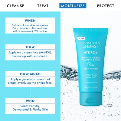 Conscious Chemist: Hyaluronic Acid Lightweight Gel Moisturiser For Dullness & dehydration (100g)