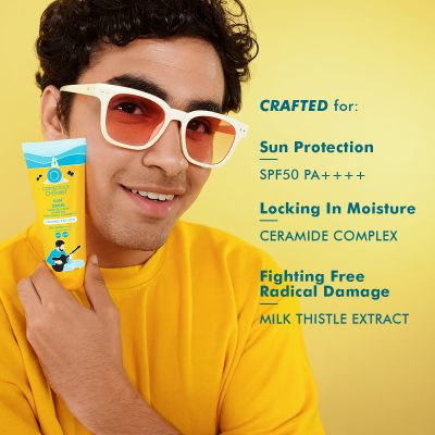 Conscious Chemist: Unwind Sun Drink Gel Spf 50 Pa++++ Sunscreen | Fragrance-Free, Water Resistant, Non-Greasy & Uva/Uvb Protection (50g)