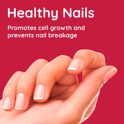 Nector: Biotin Cranberry Sugar Free Chewable Tablets for Hair Skin & Nails | 30 Tablets