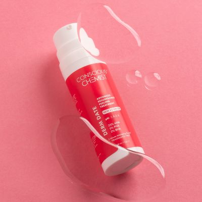 Conscious Chemist: Derm Date Advanced Resurfacing Peeling Exfoliating Facial Serum For Anti -Aging (30ml)