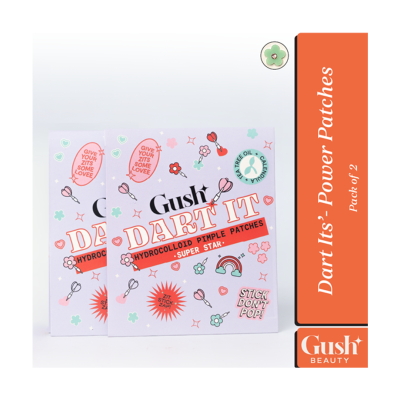 Gush: Dart Its' - Petal Power Anti-Acne Hydrocolloid Pimple Patches (Pack of 2)