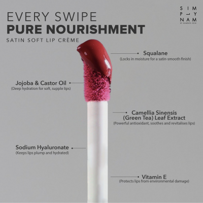 Simply Nam: Satin Soft Lip Crème Rei