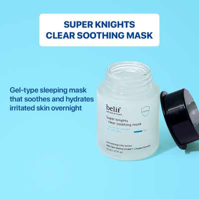 Belif: Super knights - clear soothing mask 75ml