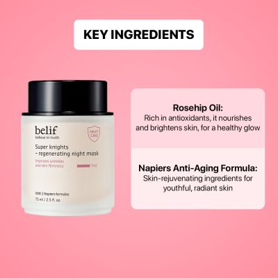 Belif: Super knights - regenerating mask 75ml