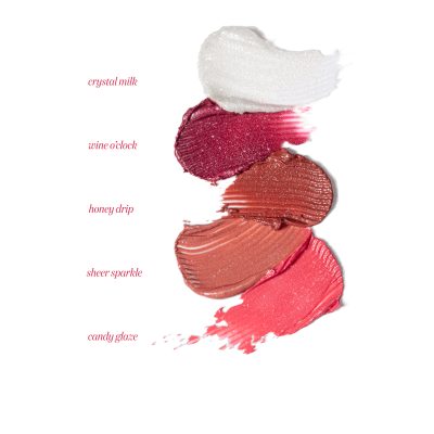 Gush: Glaze Lip Oil Gloss High Shine & Hydrating Brown Gloss - Honey Drip