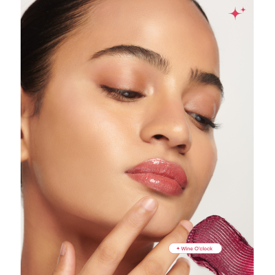 Gush: Glaze Lip Oil Gloss High Shine & Hydrating Mauve Gloss - Wine oclock Gush: Glaze Lip Oil Gloss High Shine & Hydrating Mauve Gloss - Wine oclock