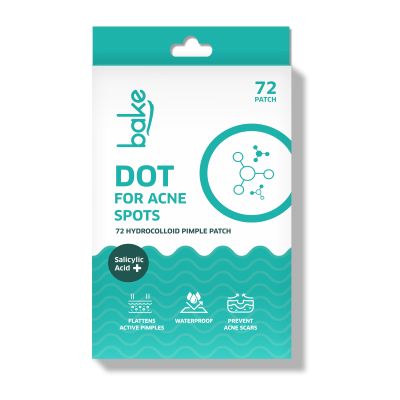Bake Cosmetics:   2% Salicylic Acid Pimple Patches (72 Dots) & Acne Scars with Hydrocolloid Waterproof Patches