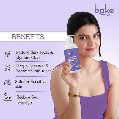 Bake Cosmetics: 2% Kojic Acid Face Wash with Alpha Arbutin