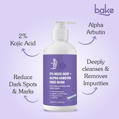 Bake Cosmetics: 2% Kojic Acid Face Wash with Alpha Arbutin