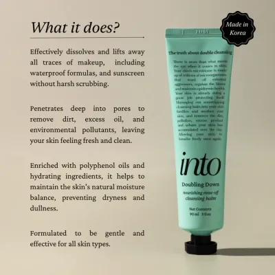 Truly Into: Doubling Down Nourishing Rinse-Off Cleansing Balm