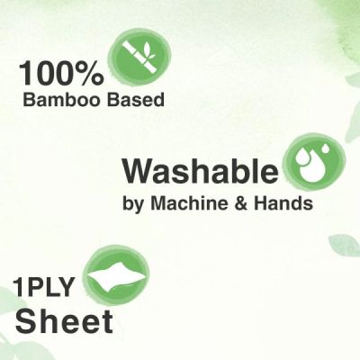 Beco: Kitchen Care Bundle Bambooee Kitchen Towel Roll (20 Sheets) + Beco Compostable Medium Garbage Bags  19 x 21 inches (15 Pieces)