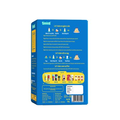 Timios: Bake Mix - Cake & Muffin Mix- Vanilla - 250 gm